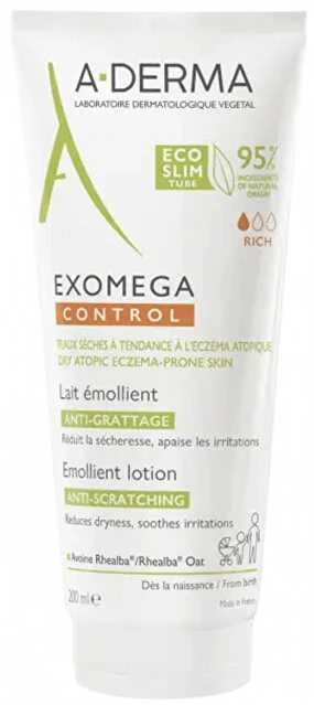 "A-Derma Exomega Control" minkštinamasis pienelis 400ml