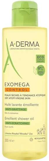 A-Derma Exomega Control Emollient Shower Oil dušo aliejus, 500 ml
