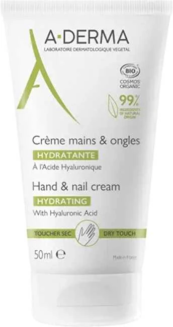 A-Derma Moisturizing Hand And Nail Kreminis 2 x, 50 ml