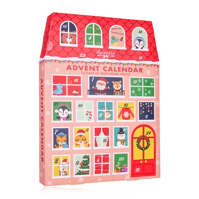 Accentra vonios burbuliukų advento kalendorius