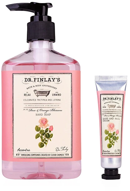 Accentra Dr. Finlay`s Rose & Oranžinis Blossom rankų priežiūros dovanų rinkinys
