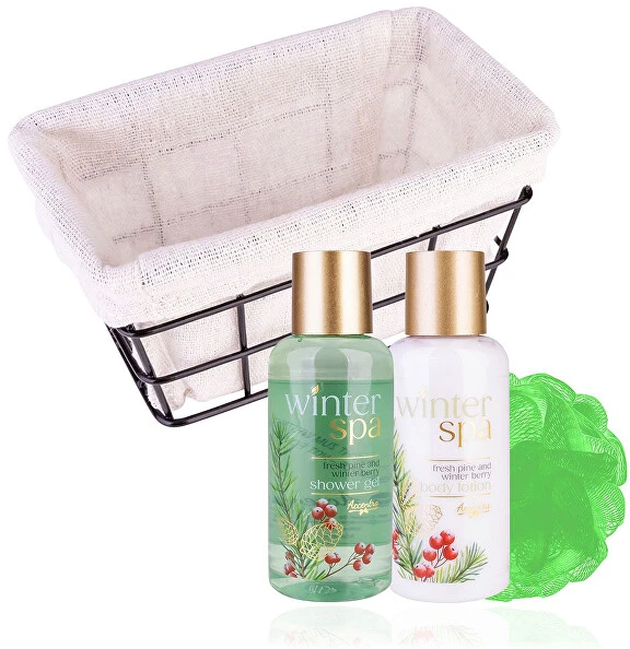 Accentra Gift set in a wire basket Winter Spa