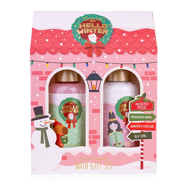 Accentra Hello Winter vonios dovanų rinkinys 2 x 100 ml