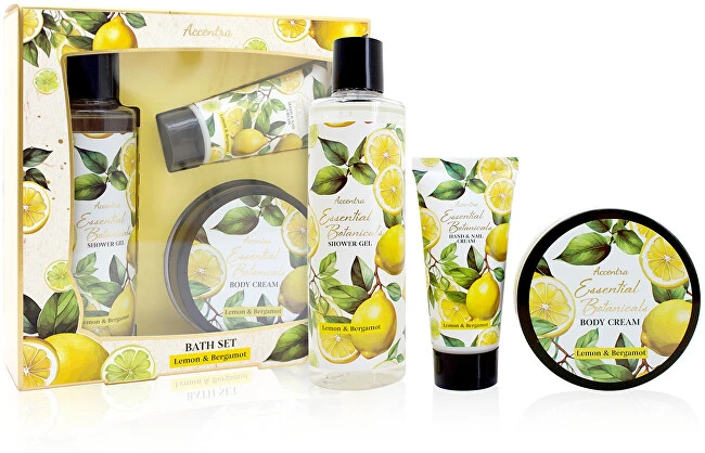 Accentra Lemon & Bergamot Essential Botanical Gift Set
