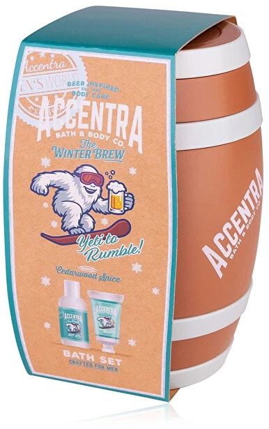Accentra Men`s Collection Winter Edition Body Care Set - Dárková sada ve tvaru sudu