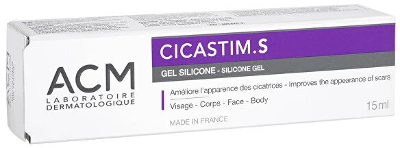 „Laboratoire ACM“, „Cicastim S“, prieš žymes, gelis, veidui ir kūnui, 15 ml