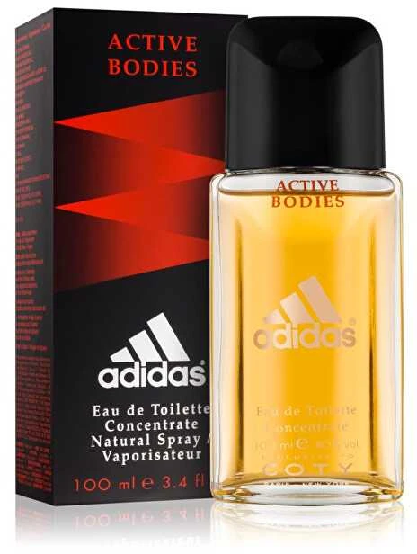 Adidas Active Bodies EDT tualetinis vanduo vyrams, 100 ml