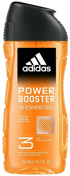 Adidas Power Booster Dušo želė 3-In-1 Dušo želė vyrams, 400 ml