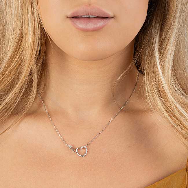 Again Jewelry Vėl papuošalai Infinity Love Romantiški Sidabrinis karoliai AJNA0011