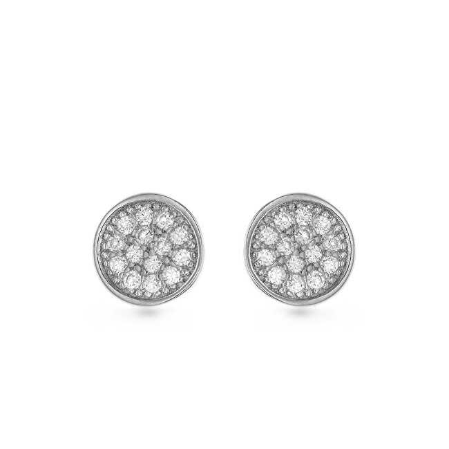 Again Jewelry Sidabriniai auskarai su smeigtukais su kubiniu cirkoniu AJNS0021