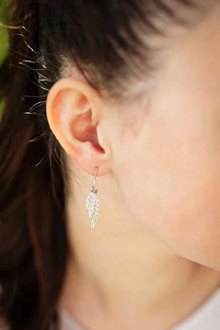 Agato Sidabrinis dangle earrings Angel wings AGUC2360L