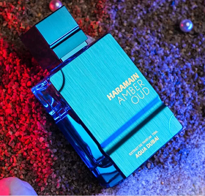 „Al Haramain Amber Oud Aqua Dubai“ – kvapnusis ekstraktas 75 ml + kvapnusis ekstraktas 30 ml + kvapioji migla 250 ml