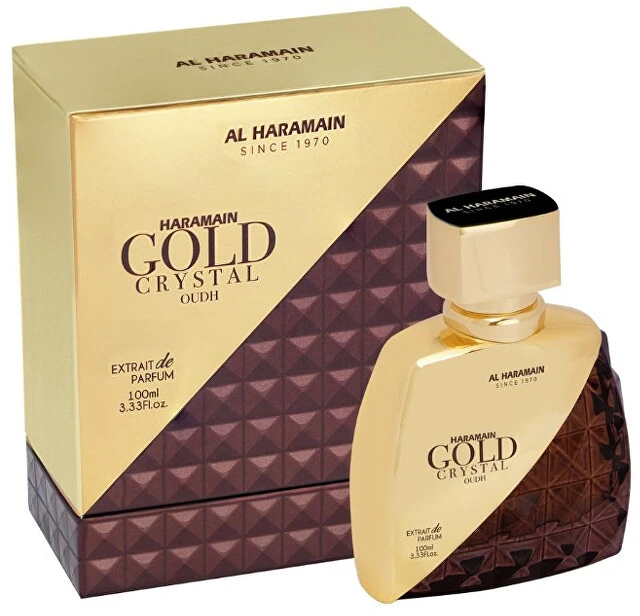Al Haramain Gold Crystal Oudh PP kvepalai unisex, 100 ml