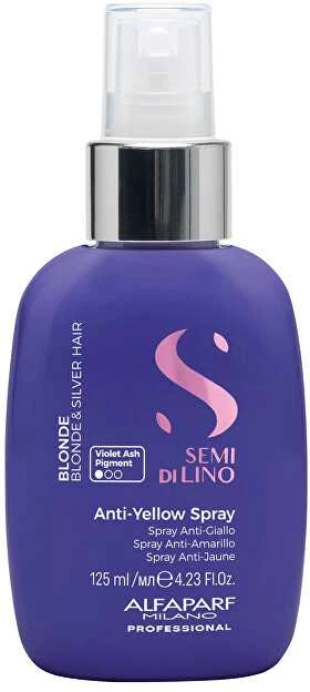 Alfaparf Milano Semi Di Lino Skirtas šviesiems plaukams and Sidabrinis Purškiklis natūraliai šviesiems tiek šviesintiems plaukams 125ml
