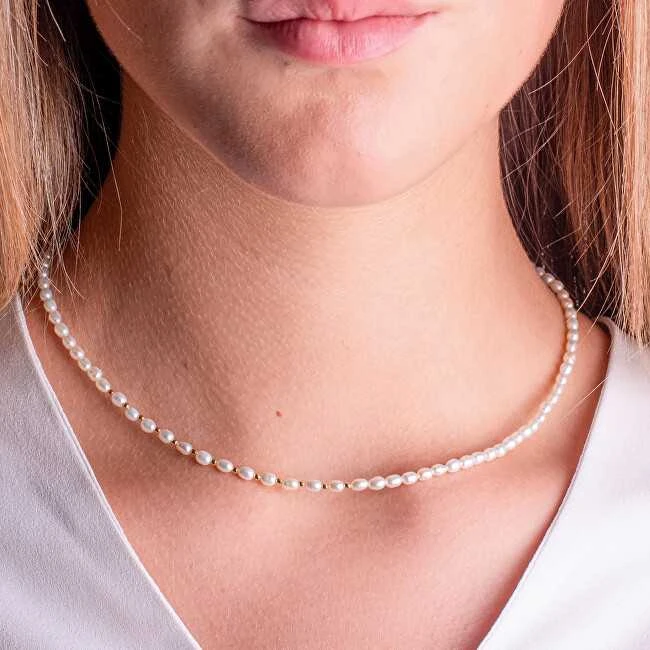 Alisia Elegantiškas vėrinys iš tikrų perlų AL4905.01.000