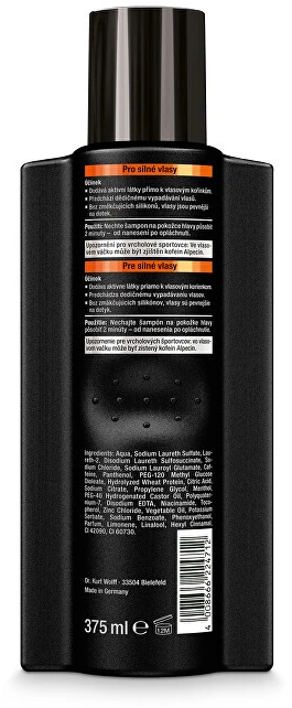 Alpecin Coffein Šampūnas C1 Šampūnas vyrams, 375 ml