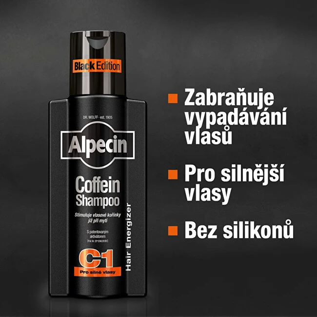 Alpecin Coffein Šampūnas C1 Šampūnas vyrams, 250 ml