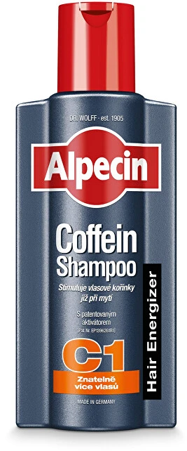 Alpecin Coffein Šampūnas C1 Šampūnas vyrams, 375 ml