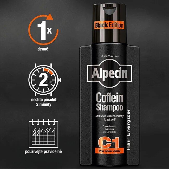 Alpecin Coffein Šampūnas C1 Šampūnas vyrams, 250 ml