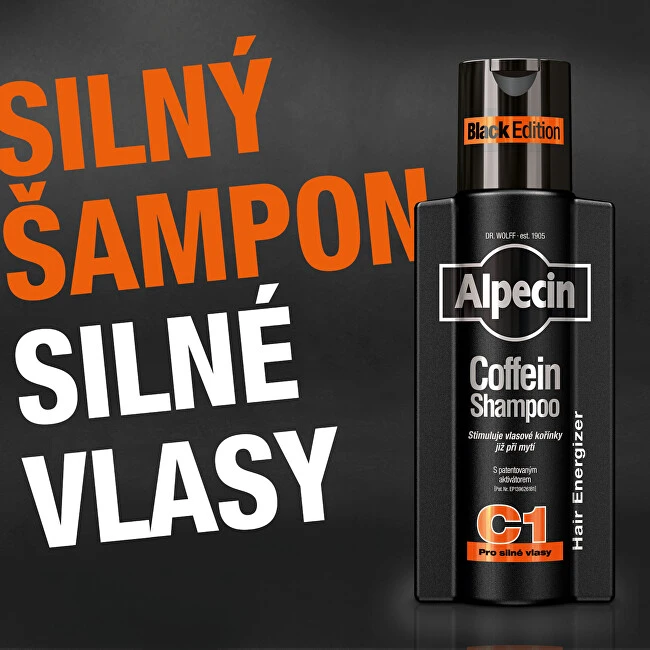 Alpecin Coffein Šampūnas C1 Šampūnas vyrams, 375 ml