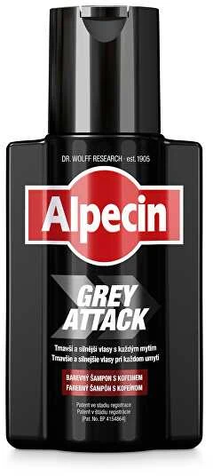 Alpecin Grey Attack Žilų plaukų šampūnas vyrams, 200 ml