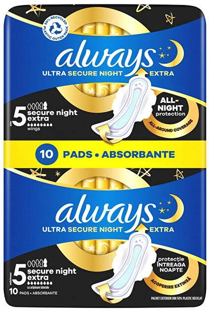 ALWAYS ULTRA EXNIGHT PROTECT PLUS 2X5