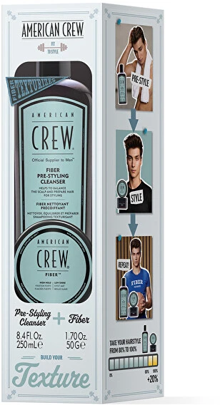 „American Crew“ pluošto tekstūros duetas