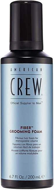 American Crew Fiber Grooming Foam vidutinės fiksacijos plaukų putos 200ml