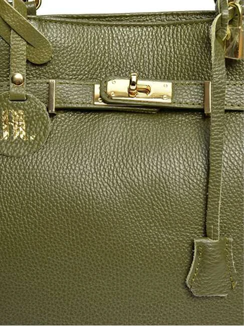 Anna Luchini Women's leather handbag AL 1762 Verde