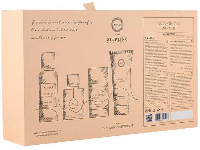 Armaf Club De Nuit Women - EDP 30 ml + tuhý dezodorantas 75 ml + krem ​​na ruce 50 ml + vlasový sprej 55 ml