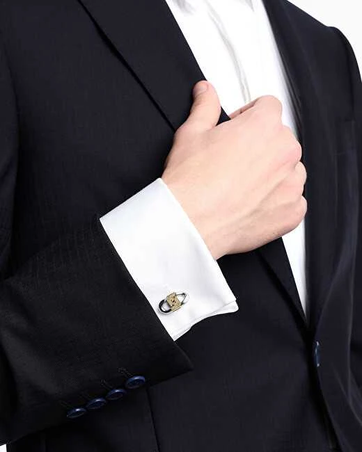 Armani Bicolor cufflinks EGS3184040