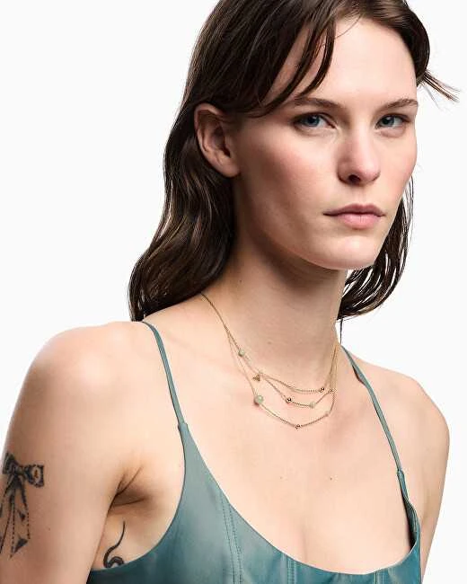Armani Subtilus paauksuotas vėrinys su aventurinu EGS3225710