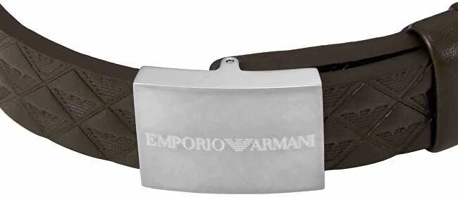 Armani Vyriška odinė apyrankė su „Eagle Logo“ EGS3135040
