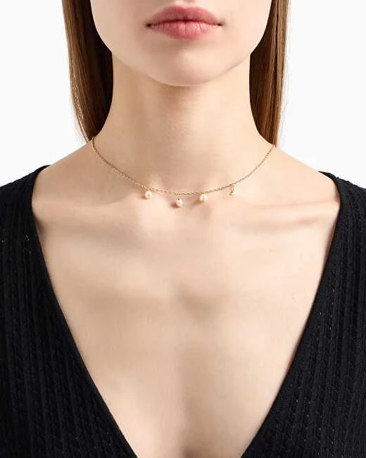 Armani Madingas paauksuotas vėrinys „Station EGS3197710“
