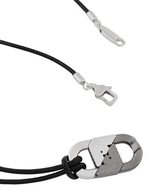 Armani Juodas men's pakabukas Eagle Logo EGS3170040