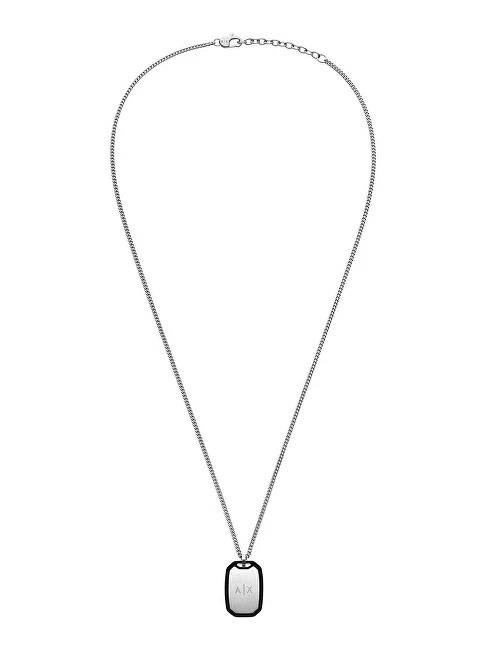 Armani Men's steel pakabukas Dog tag AXG0169040