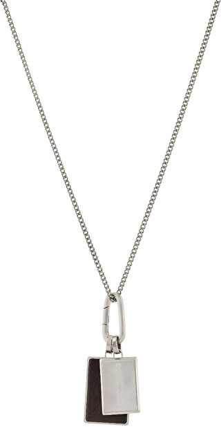 Armani Men's steel pakabukas with dog tag EGS3252040