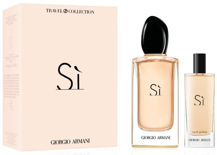 Giorgio Armani Si rinkinys moterims (kvepalai EDP, 100 ml + EDP, 15 ml)