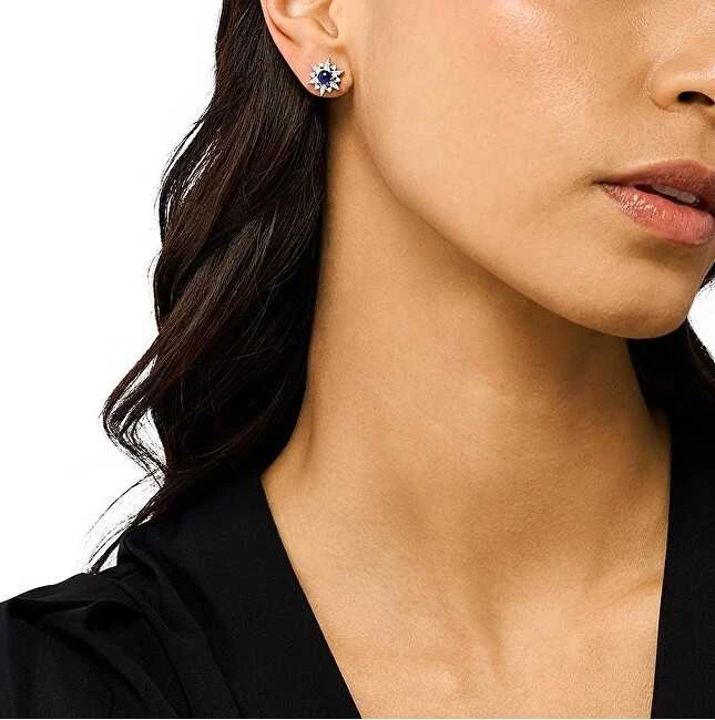Armani Sidabriniai auskarai su kubiniu cirkoniu Žvaigždė EG3603040