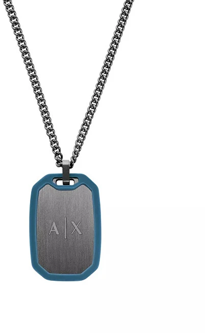 Armani Steel pakabukas for men Dog tag AXG0171060