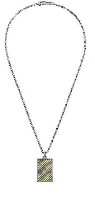 Armani Bicolor steel pakabukas Dog tag EGS3239060
