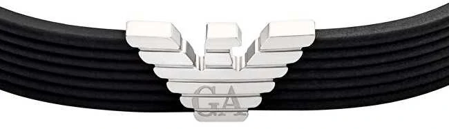 Armani Stilinga vyriška apyrankė su erelio logotipu EGS3168040