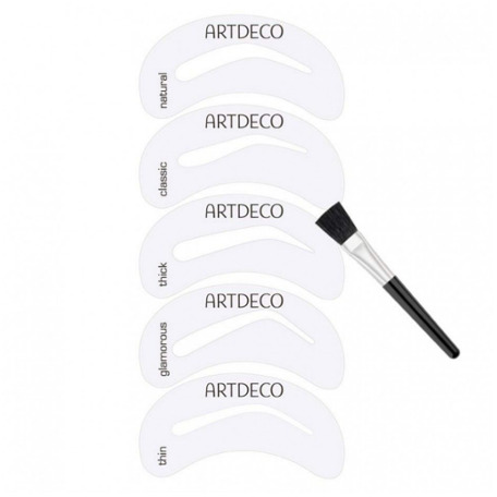 Artdeco Eye Brow antakių šablonai ir šepetėlis