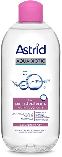 Astrid Aqua Biotic Micellar Vanduo, 400 ml