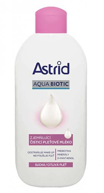 Astrid Aqua Biotic Softening Cleansing Milk Valomasis pienas