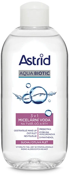 Astrid Aqua Biotic 3in1 Micellar Vanduo Micellar Vanduo moterims, 200 ml