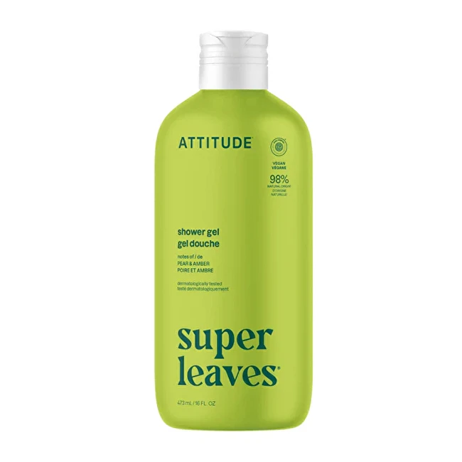 Attitude Super Leaves Olive Leaves Natural Dušo želė (Dušo želė) 473 ml