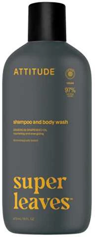 Attitude , MEN, Šampūnas i płyn do mycia ciała 2 w 1, SPORTS MEN, 473mL