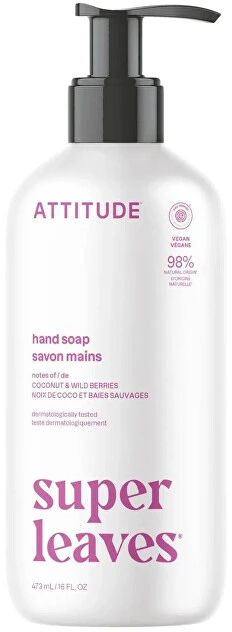 Attitude Super Leaves Baltųjų arbatos lapų rankų muilas (Rankų muilas) 473 ml