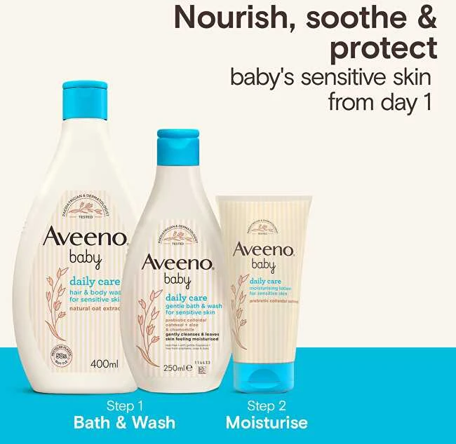 Aveeno Kasdienis drėkinamasis kūdikių losjonas 150 ml